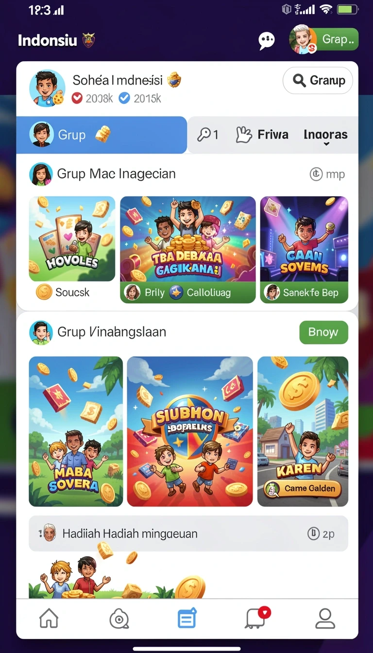 Beragam pilihan permainan menarik dalam aplikasi Download tiktaktogel APK untuk Android.